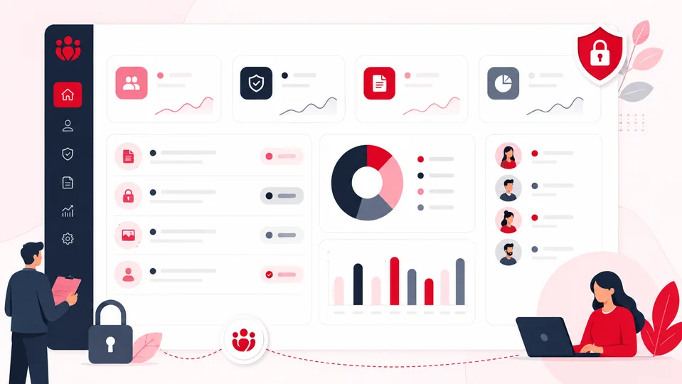 Interface Dalilna sécurisée avec indicateurs et données protégées