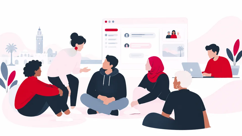 DALILOU facilite un échange entre des personnes et l’équipe ATL
